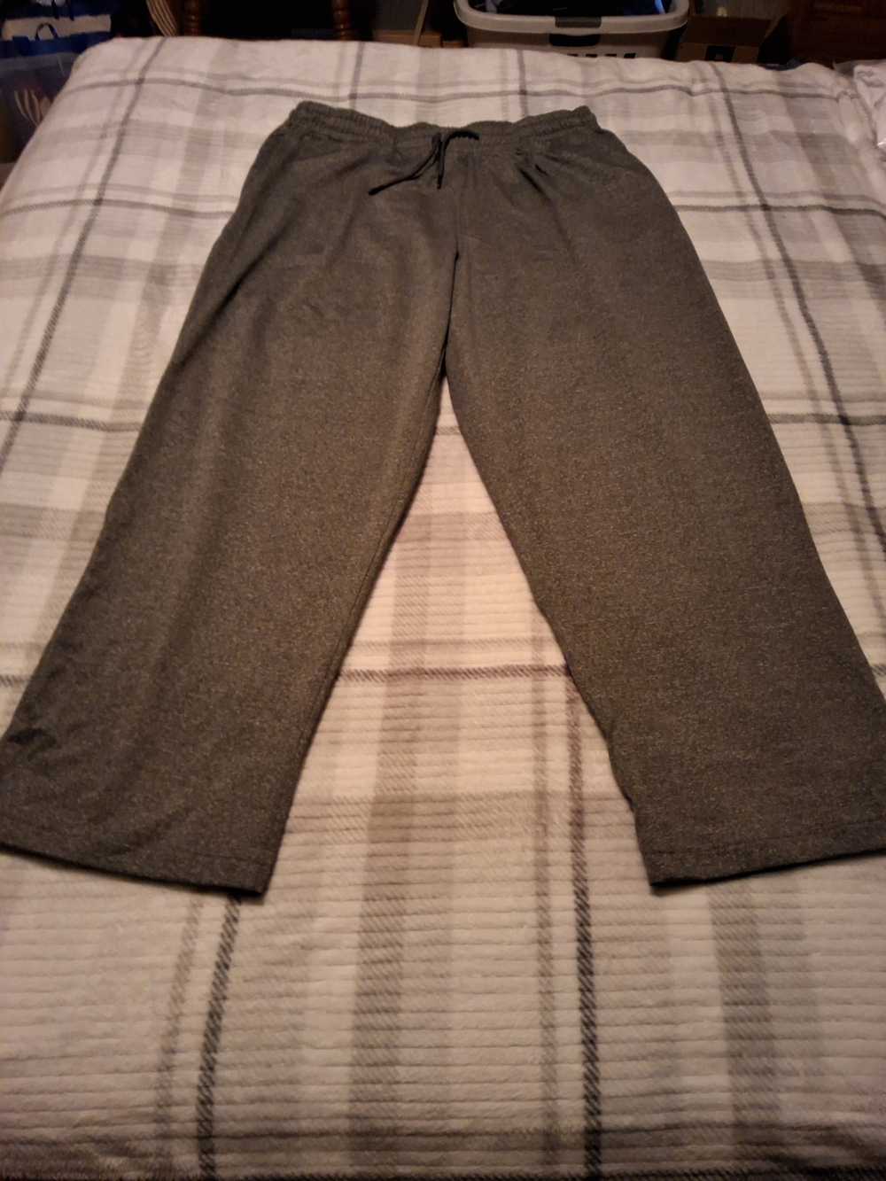 Men's Gray Drawstring Lounge Pants